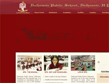 Tablet Screenshot of dpsdalhousie.com